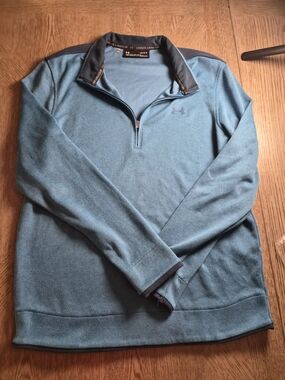 Under Armour Men’s Teal Quarter-Zip Sweater